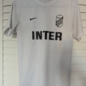 Nike White INTER Soccer Jersey